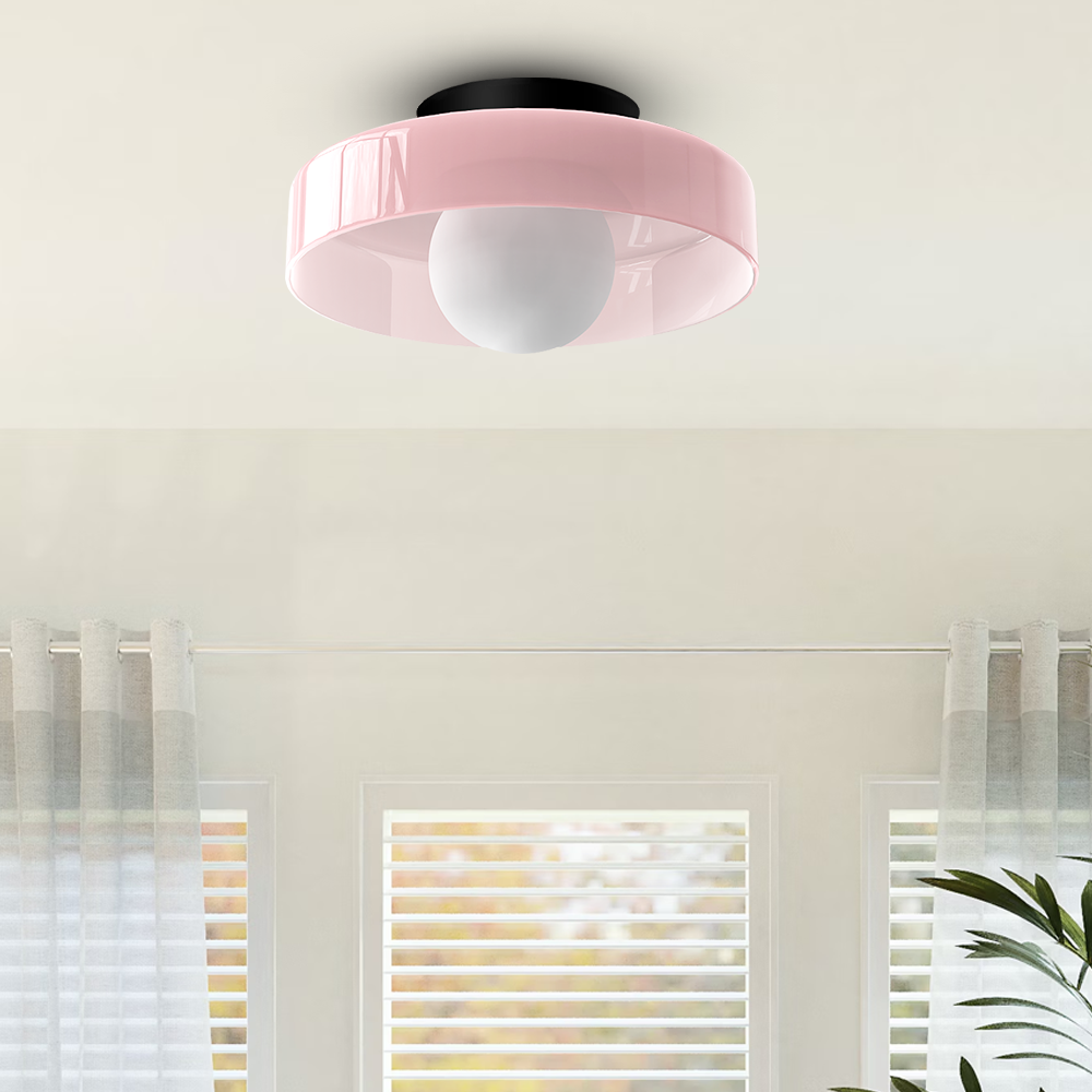 Skorter | LED Round Flush Mount Ceiling Light Fixture - Modern Energy-Efficient Lighting for Contemporary Home Décor & Low Ceilings