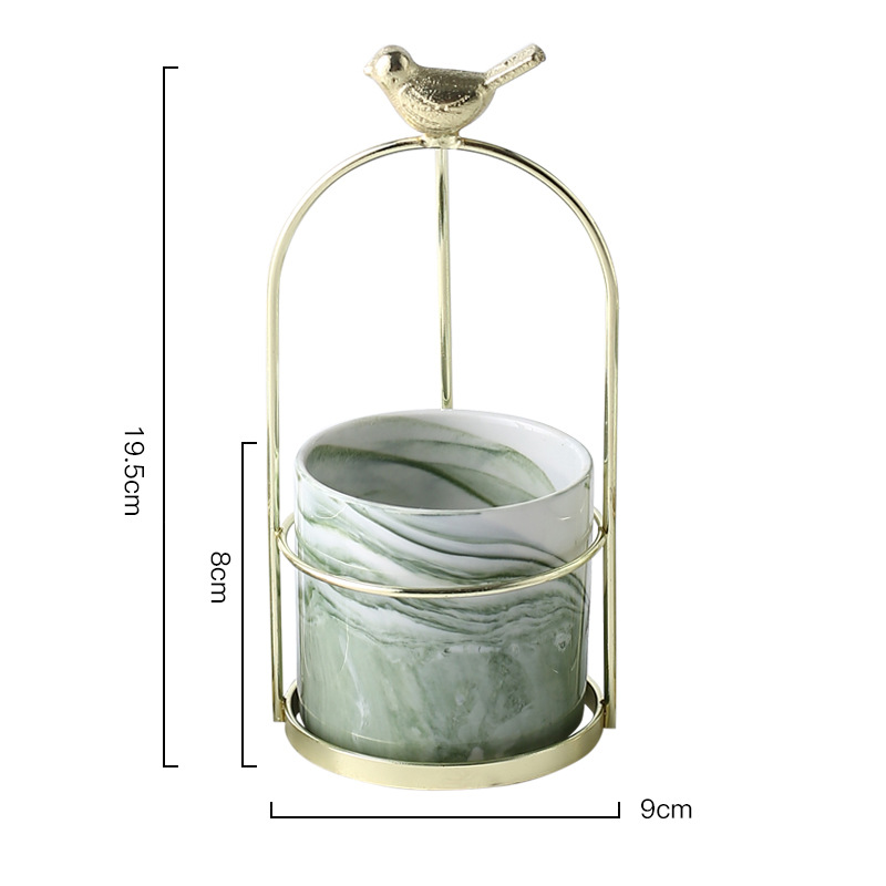 Skorter | Flower plant pots with bird design for stylish decoration