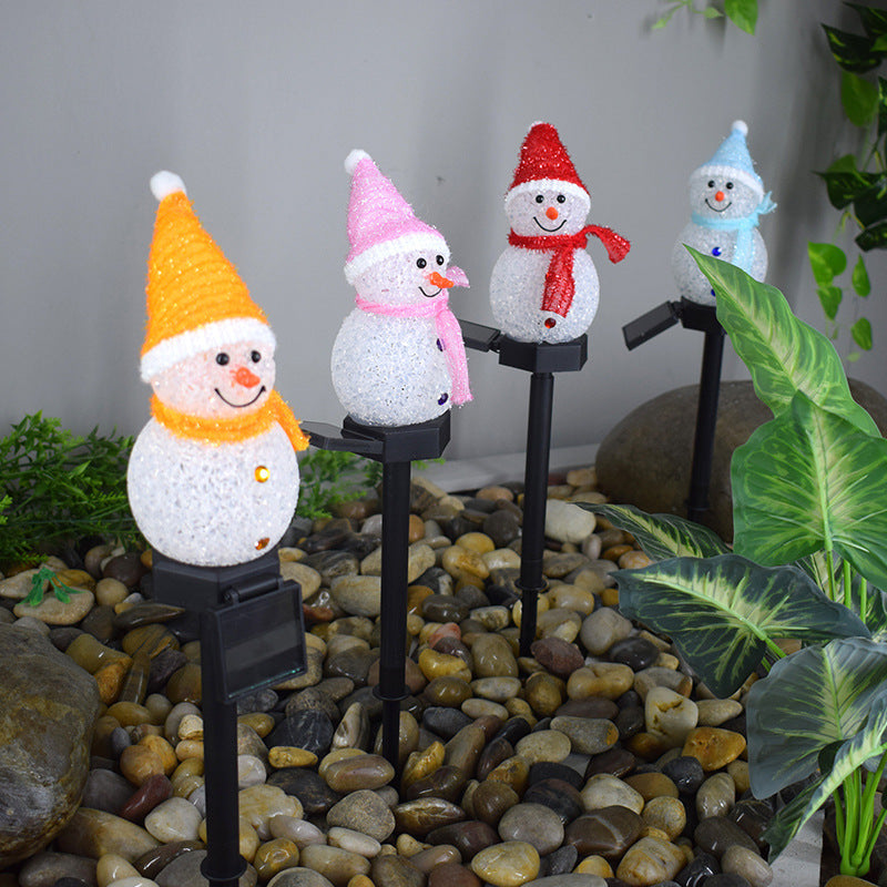 skorter | Super Cute Waterproof Solar-Powered Snowman Lamp