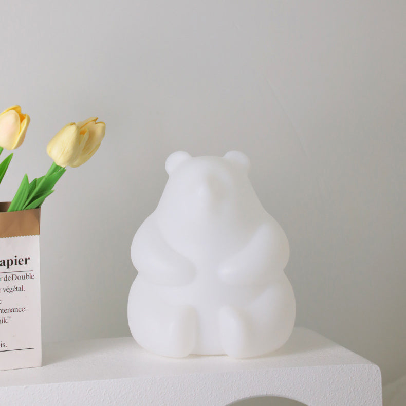 Skorter | Contemporary Creative Bear PE LED Table Lamp for the Living Room