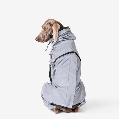 Skorter | Dog Rain Coat with Legs - Waterproof Dog Jacket for Small and Large Breeds | UK Cozy Winter Wear