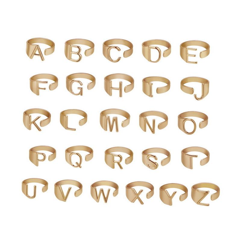 Skorter | Initial A-Z Letter Ring