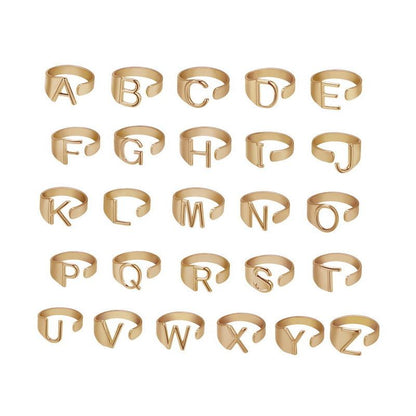 Skorter | Initial A-Z Letter Ring