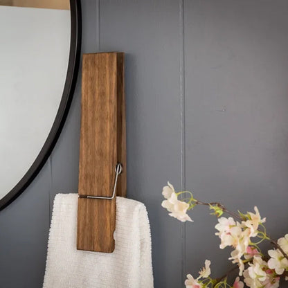 Skorter | Clothespin Bathroom Towel Holder