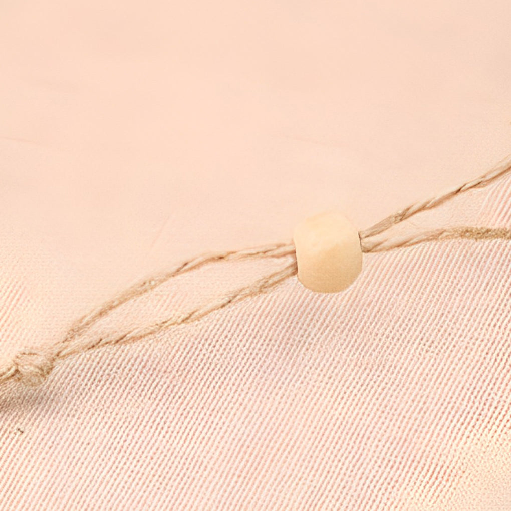 Skorter | 2 Pieces Wooden Modern Hanging Ornaments with Button Battery