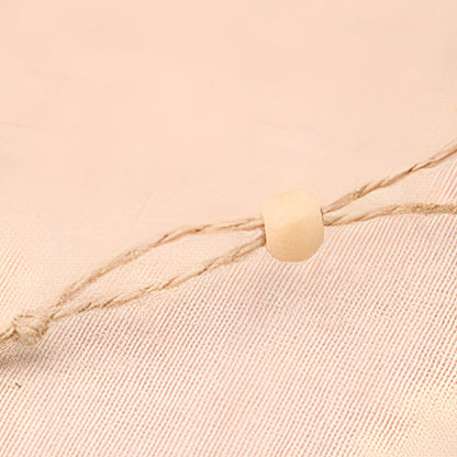 Skorter | 2 Pieces Wooden Modern Hanging Ornaments with Button Battery