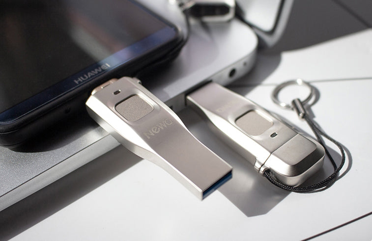 Skorter | USB3.0 Fingerprint Encryption USB Flash Disk with APP Management System, for Business / Personal Data Security