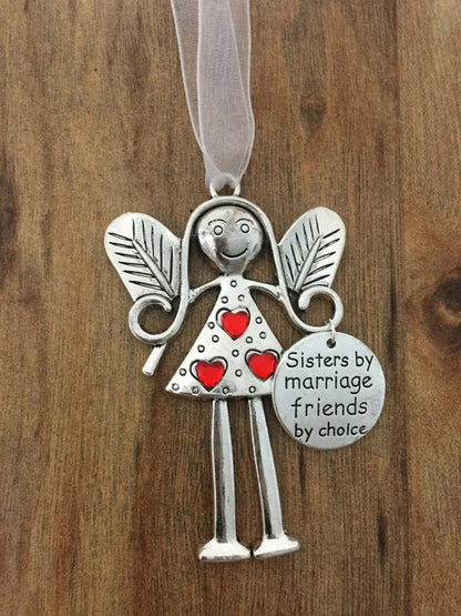 Skorter | Crazy beautiful friends forever - Angel ornament Christmas gift
