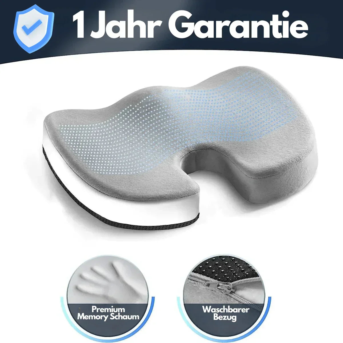 Skorter | Ergonomic 4D Comfort Seat Cushion with Orthopedic Support