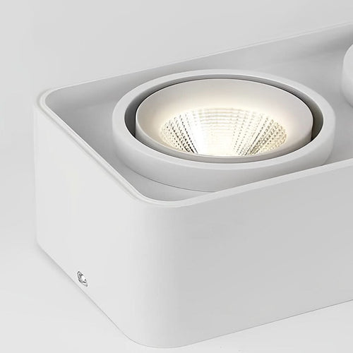 Skorter | Square Adjustable Ceiling Lamp with Dimmable LED Light