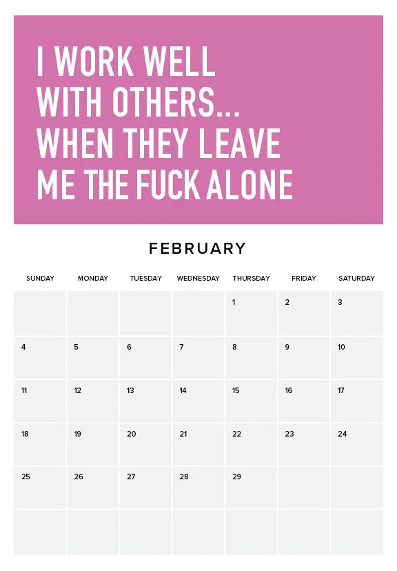 skorter | Being an Adult is Hard 2024 Wall Calendar