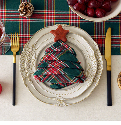 Skorter | Christmas Party Traditional Scottish Check Pattern Tablecloth