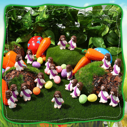 Skorter | Mini Jesus Figurine Easter Decorations