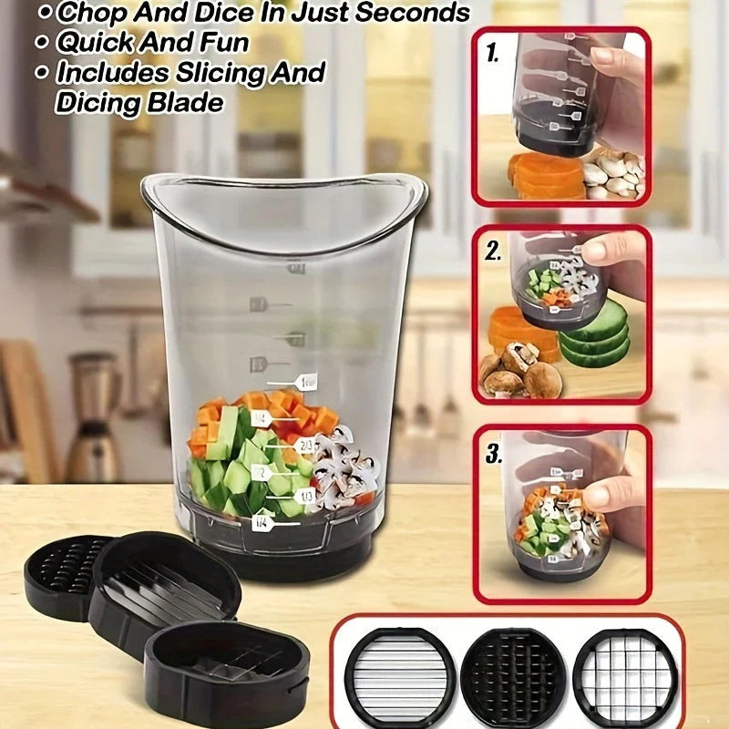 Skorter | 3-in-1 Manual Vegetable Chopper