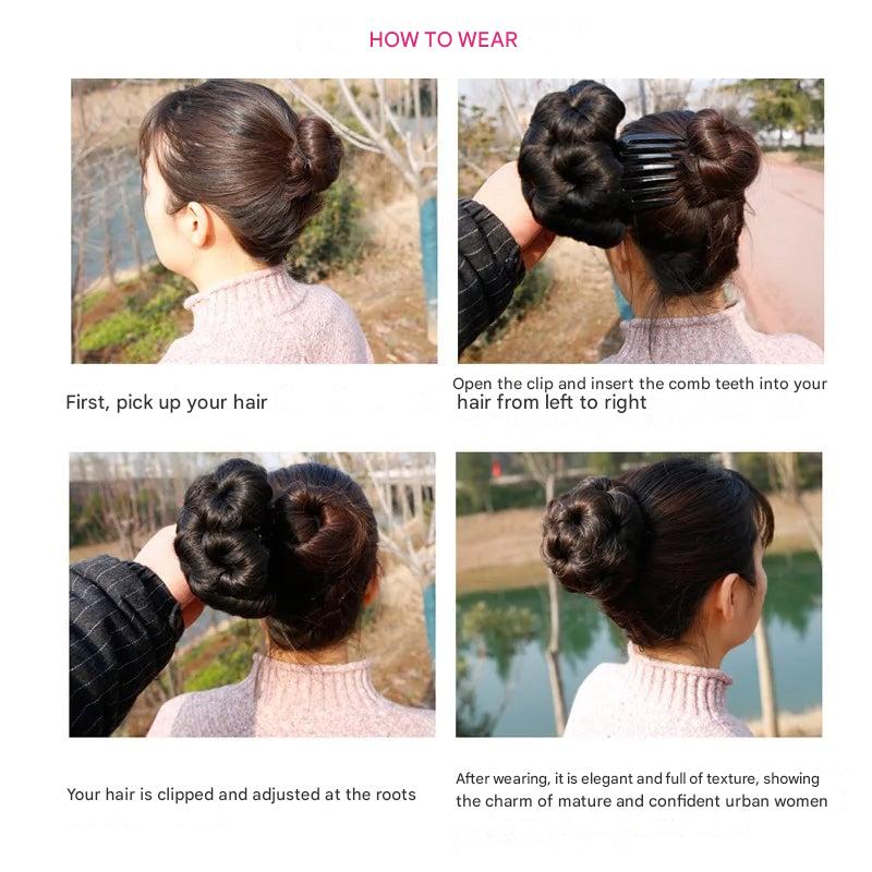 Skorter | Fiora Flower-shaped Hairpin – Quick Updo Clip