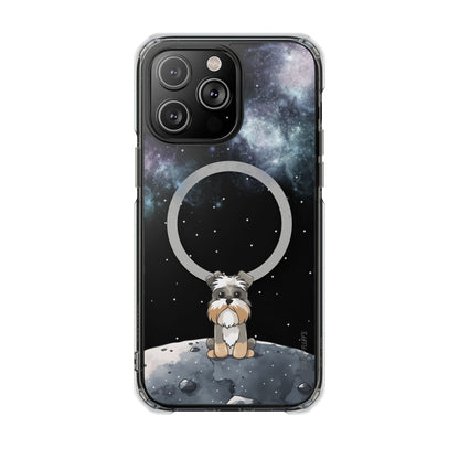 Skorter | Fluff's - Schnazzy in Space Magnetic Clear Case for iPhone Series