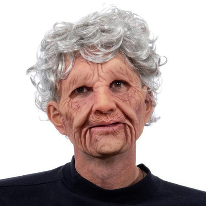 Skorter | Creepy Old Man Mask – Realistic Latex Halloween Mask for Adults