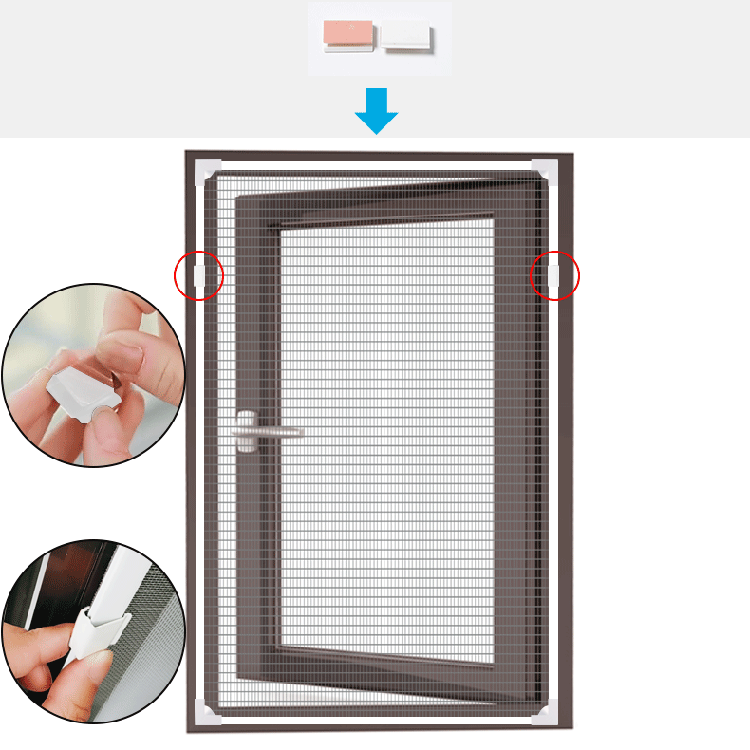 Skorter | DIY window with magnetic screen