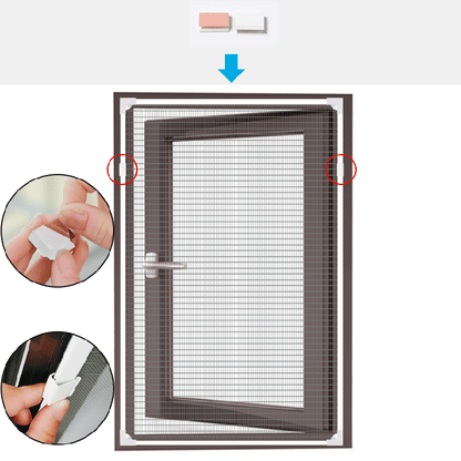 Skorter | DIY window with magnetic screen