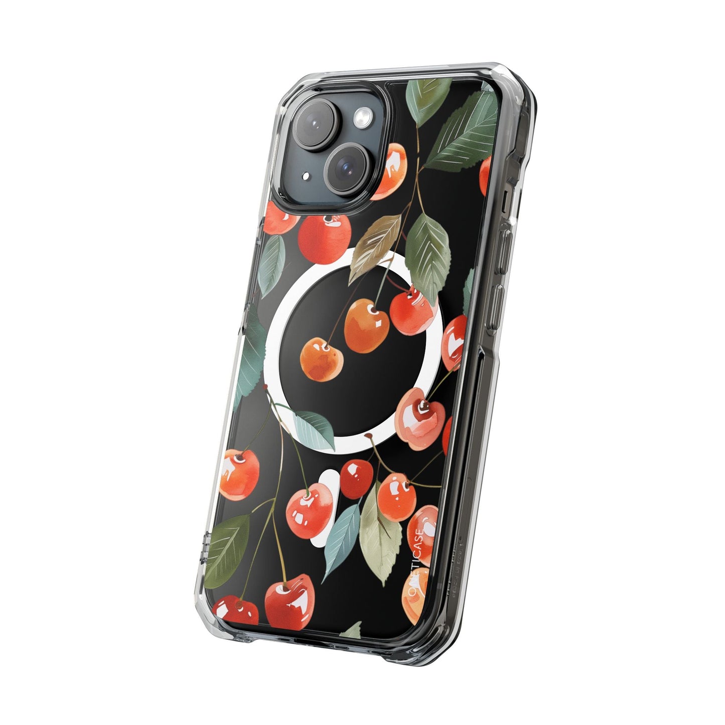 Skorter | Cherries Magnetic Clear Case for iPhone Series