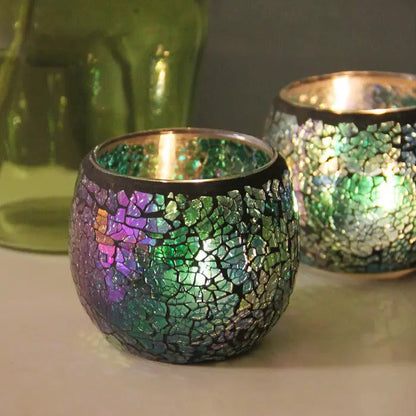 Candle Holder- Decorative Glass