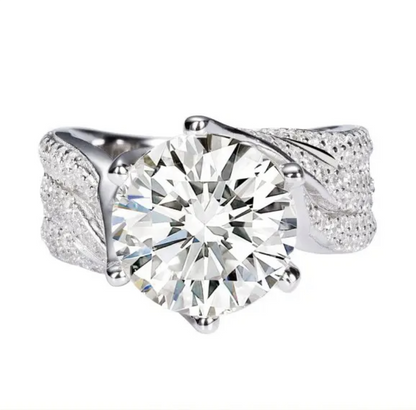 Skorter | 3-Carat Super Flash Moissanite Ring