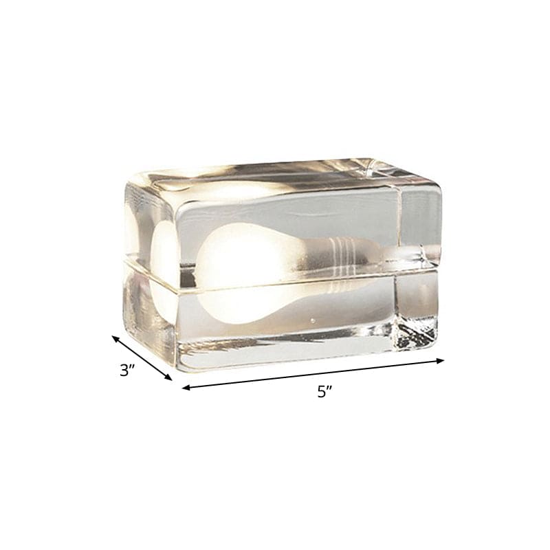 Skorter | Icecube Lamp - Modern Table Lamp in the Shape of an Ice Block