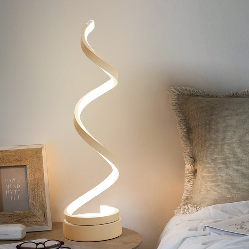 Skorter | SpiraLicht - Modern Table Lamp with LED Spiral Design