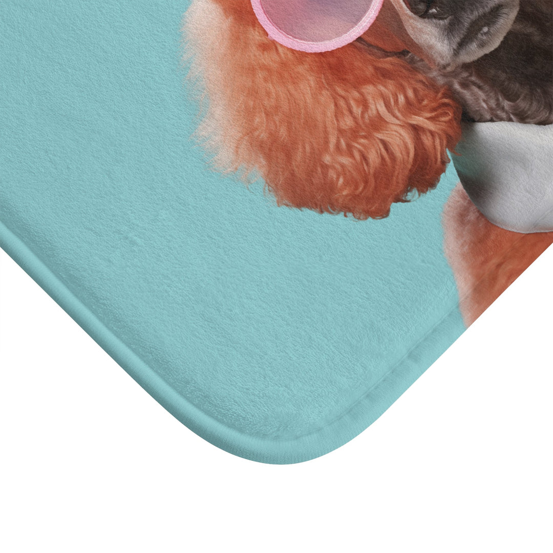 Skorter | Dog with Shades Bath Mat