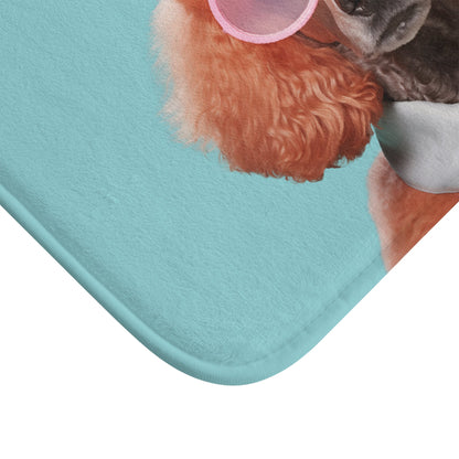Skorter | Dog with Shades Bath Mat