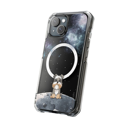 Skorter | Fluff's - Schnazzy in Space Magnetic Clear Case for iPhone Series