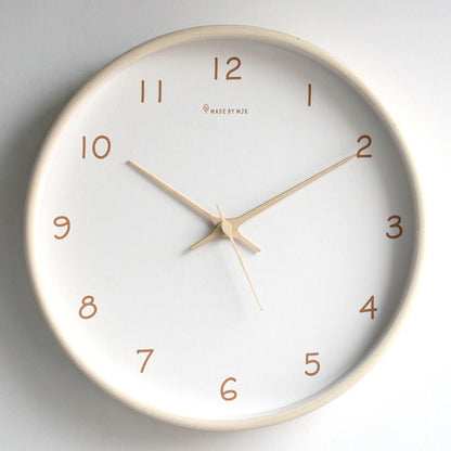 Skorter | Simple solid wood analog wall clock for home