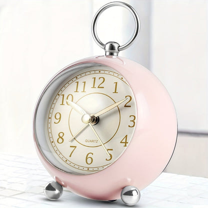 Skorter | RetroTime - Silent Analog Alarm Clock with Night Light