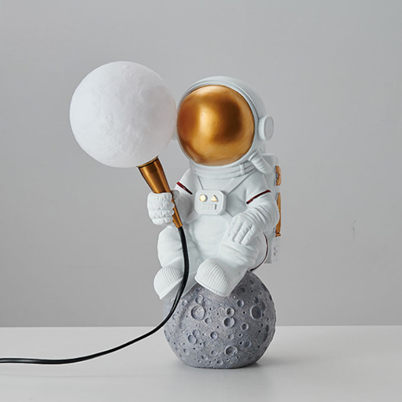 Skorter | CosmoBuddy Astronaut Wall Lamp | Creative Design | Resin & ABS | LED Bedroom Light