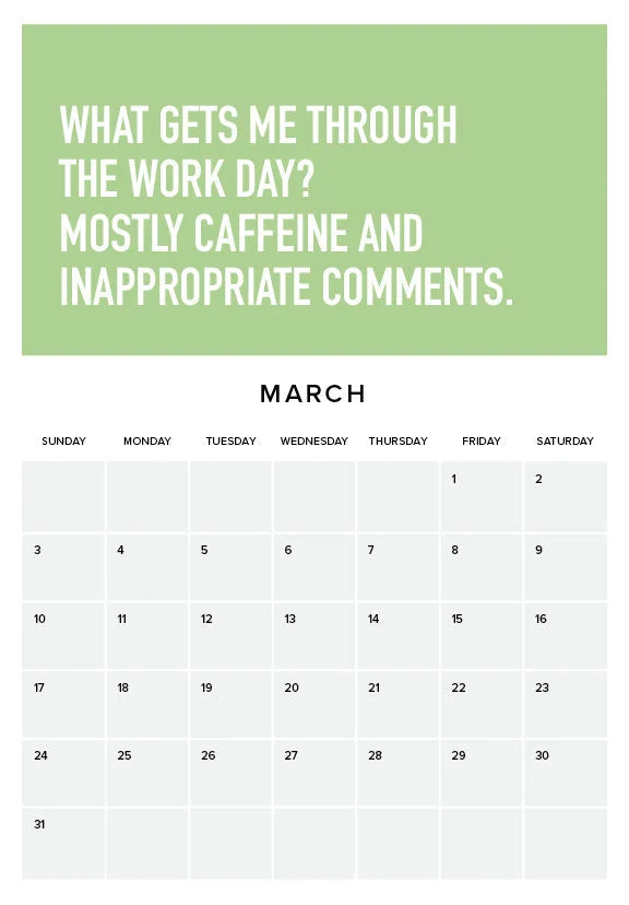 skorter | Being an Adult is Hard 2024 Wall Calendar