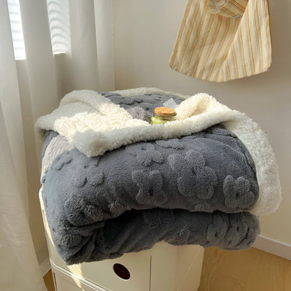 Skorter | Cloud Flower Snuggle Blanket