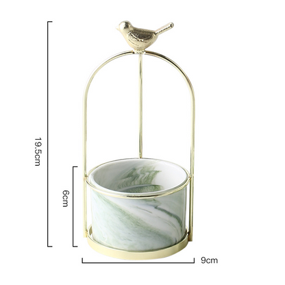 Skorter | Flower plant pots with bird design for stylish decoration
