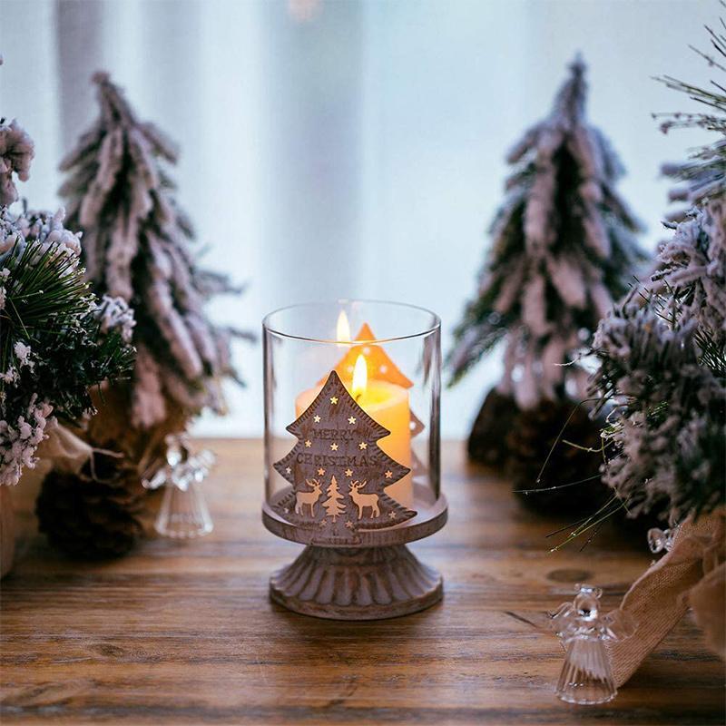 Skorter | 4-piece vintage antique pillar candlestick set