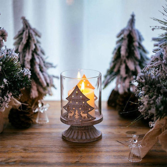 Skorter | 4-piece vintage antique pillar candlestick set