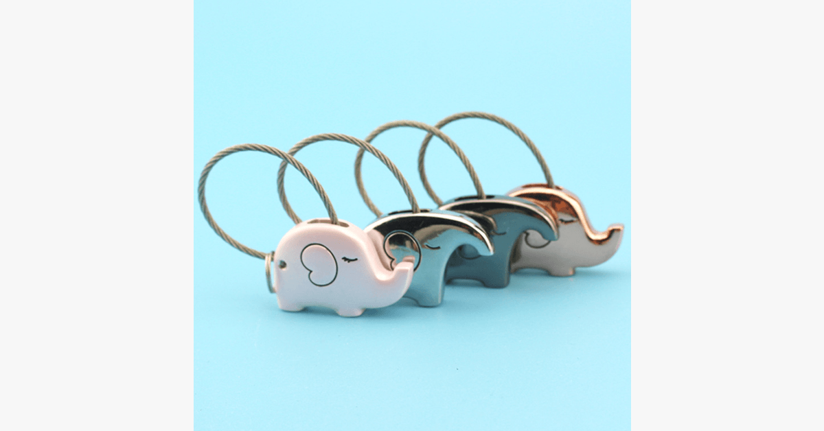 Skorter | Elephant Love Keychain Set