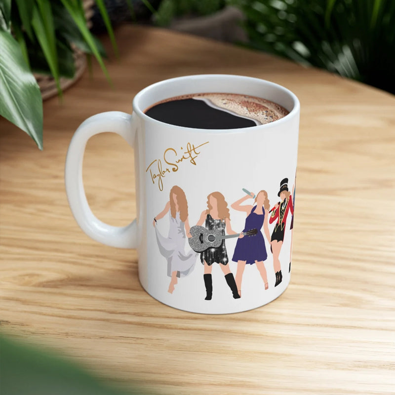 skorter | Floral Music Album Swiftea Mug