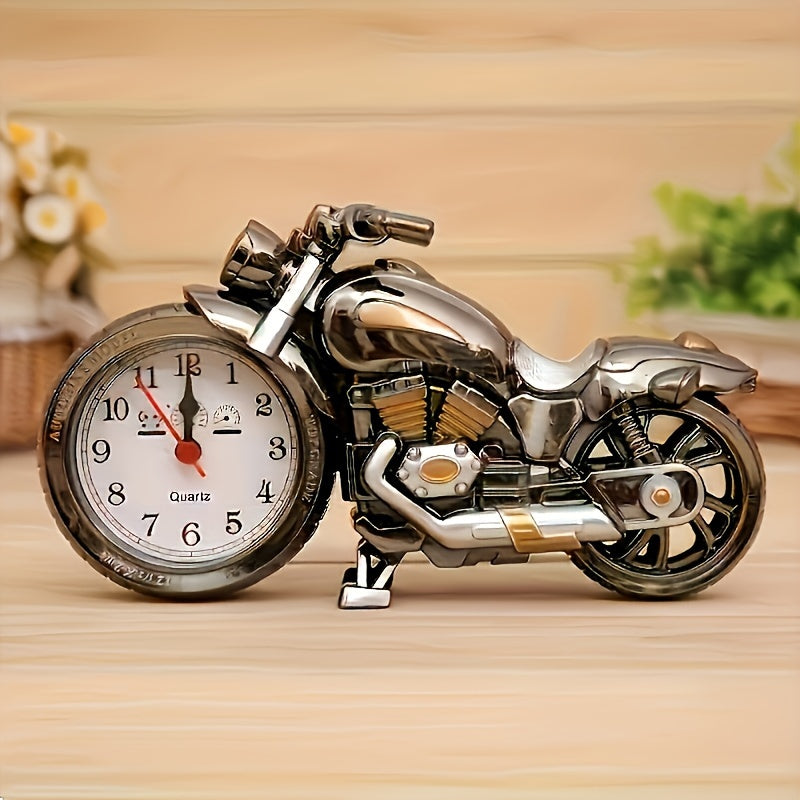 Skorter | MotoClock - Cartoon Motorcycle Alarm Clock with Swiss Quartz Movement