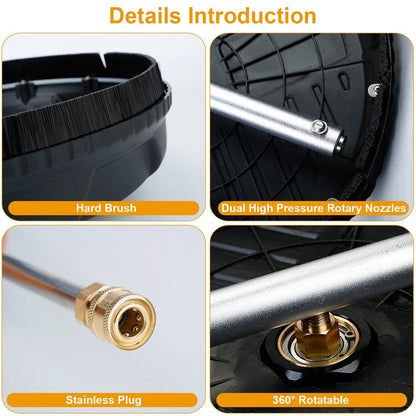Skorter | 15" High Pressure Flat Surface Cleaner