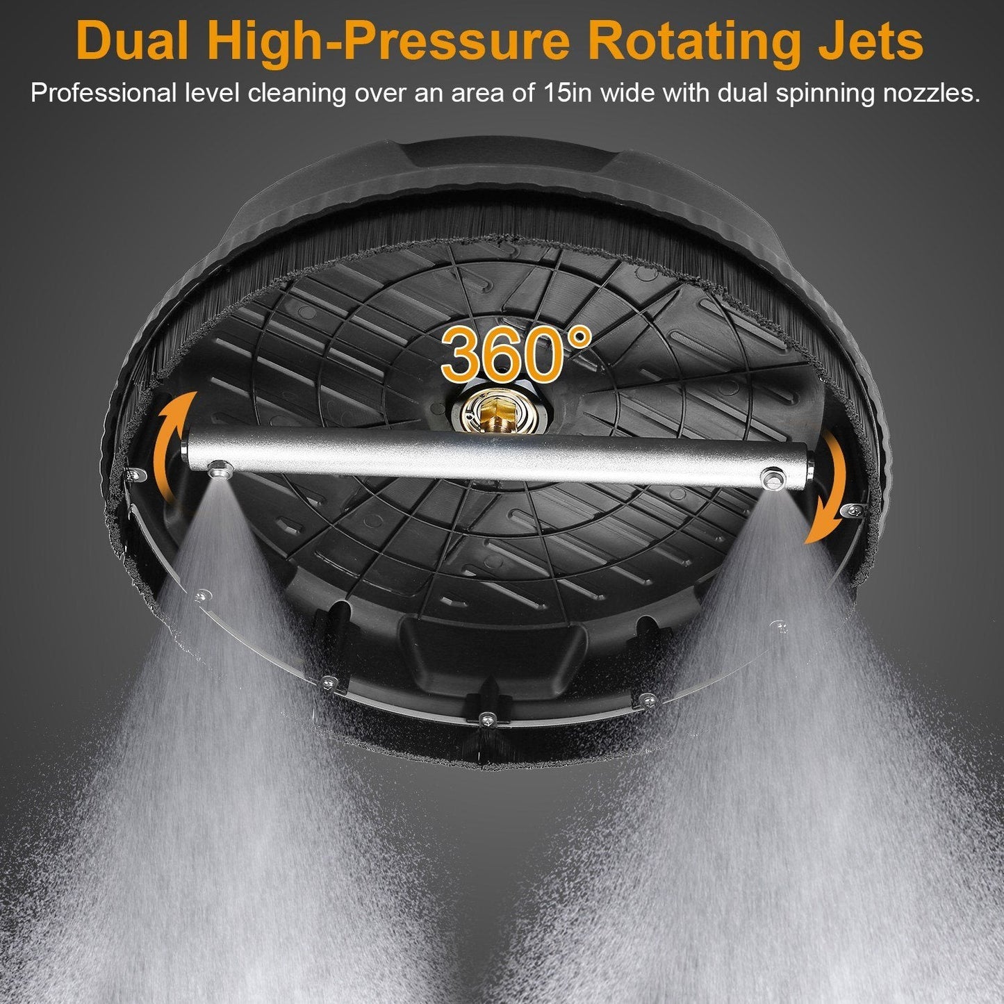 Skorter | 15" High Pressure Flat Surface Cleaner