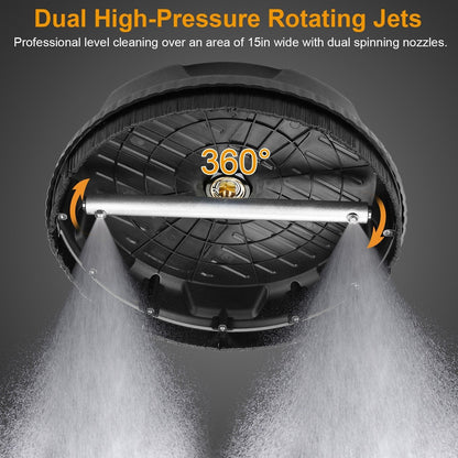 Skorter | 15" High Pressure Flat Surface Cleaner