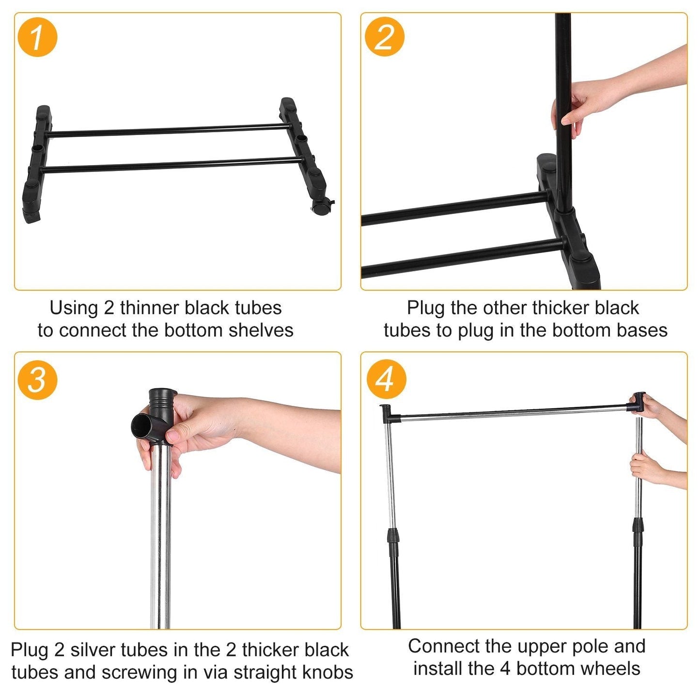 Skorter | 15 kg./33 lbs. height-adjustable clothing rack