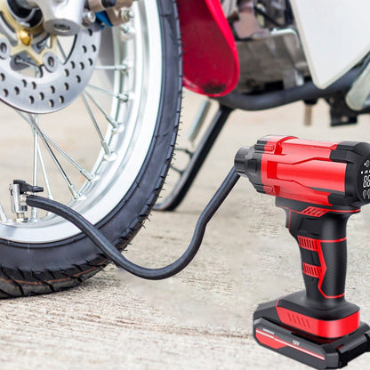 Skorter | 150 PSI 12V Portable Wireless Tire Pump 6000mAh Rechargeable with LED Light