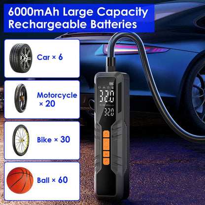 Skorter | 150 PSI Portable Tire Pump Wireless Digital Air Compressor