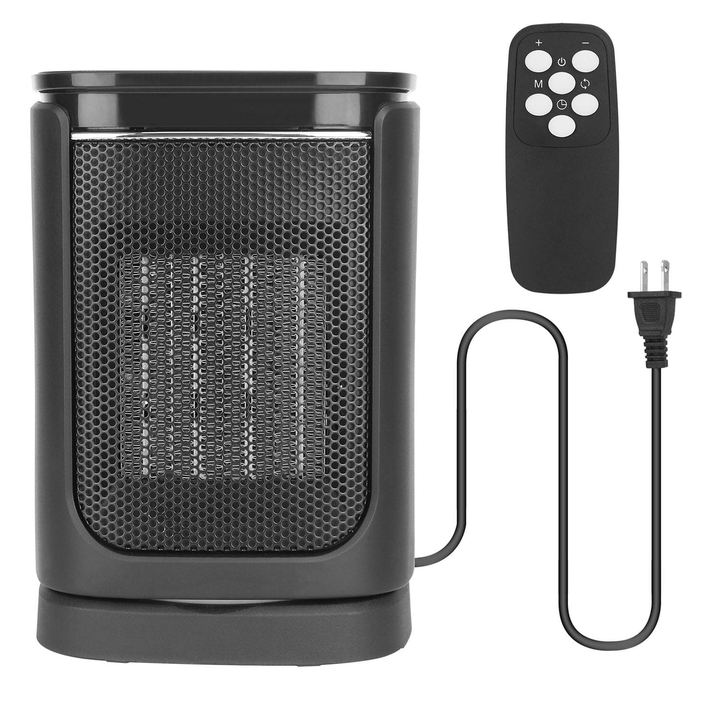Skorter | 1500W Electric Room Heater Ceramic Heater Fan with 3 Modes Remote Control Digital Display