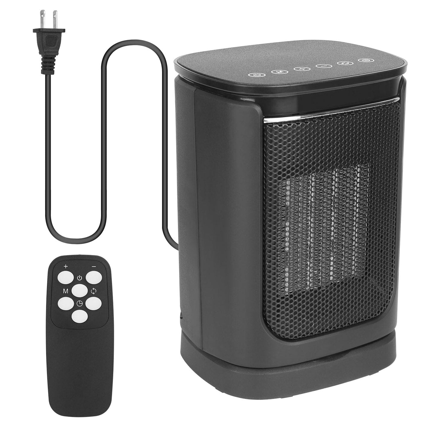 Skorter | 1500W Electric Room Heater Ceramic Heater Fan with 3 Modes Remote Control Digital Display